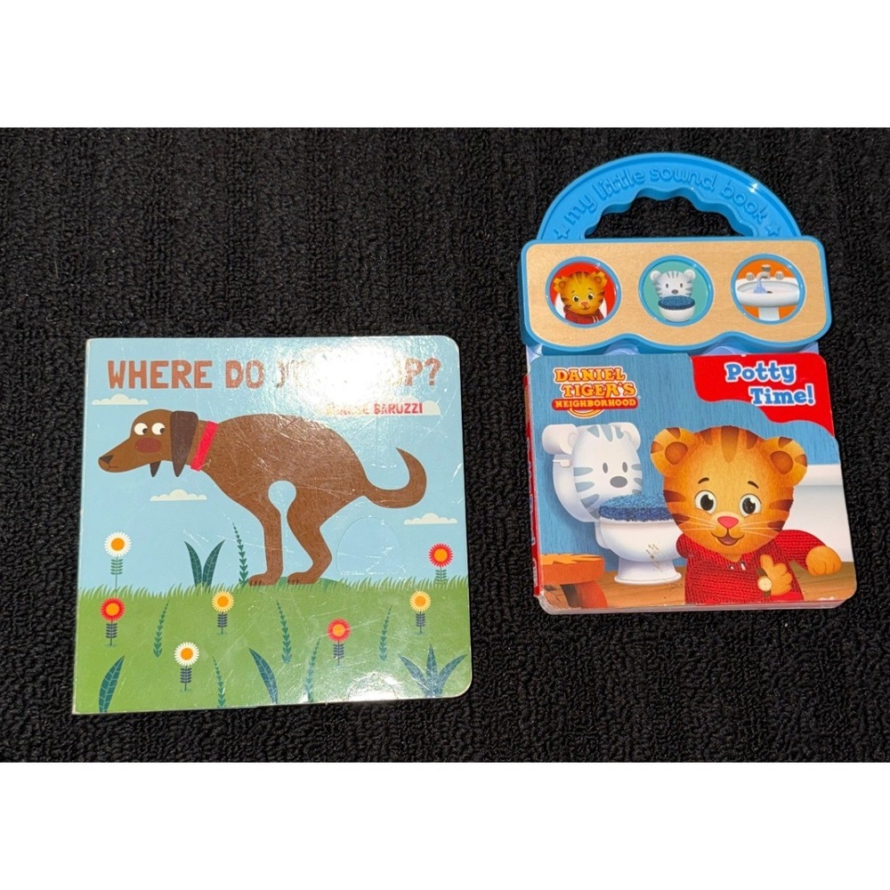 Cottage Door Press-Where Do You Poop? & Danial Tiger' Potty Time (Sound Book)
